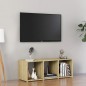 vidaXL Mobile Porta TV Rovere Sonoma 107x35x37 cm in Legno Multistrato vidaXL Mobile Porta TV Rovere Sonoma 107x35x37 cm in Legno Multistrato