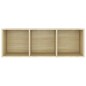 vidaXL Mobile Porta TV Rovere Sonoma 107x35x37 cm in Legno Multistrato vidaXL Mobile Porta TV Rovere Sonoma 107x35x37 cm in Legno Multistrato
