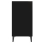 vidaXL Credenza Nera 57x35x70 cm in Legno Multistrato