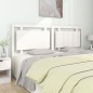 Testiera per Letto Bianca 185,5x4x100 cm Legno Massello di Pino Testiera per Letto Bianca 185,5x4x100 cm Legno Massello di Pino
