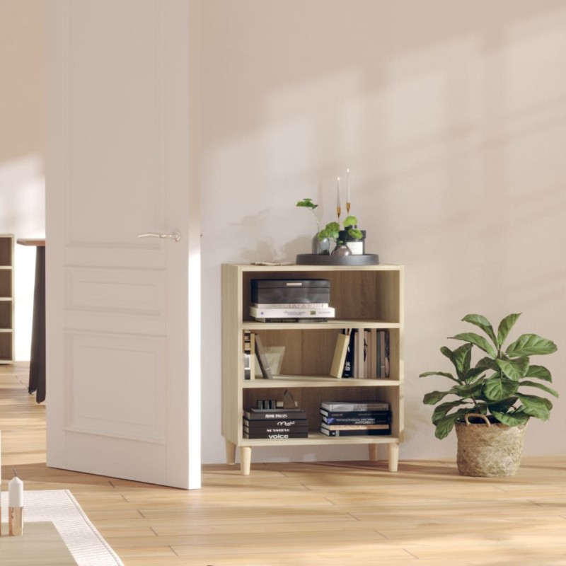 vidaXL Credenza Rovere Sonoma 57x35x70 cm in Legno Multistrato vidaXL Credenza Rovere Sonoma 57x35x70 cm in Legno Multistrato