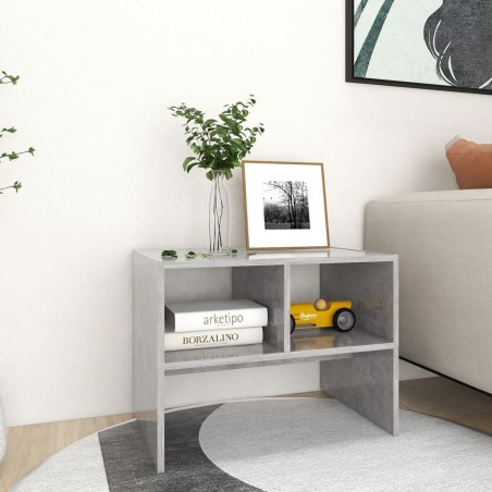 vidaXL Tavolino Grigio Cemento 60x40x45 cm in Legno Multistrato
