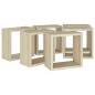 vidaXL Mensole a Cubo 6 pz Rovere Sonoma 30x15x30 cm vidaXL Mensole a Cubo 6 pz Rovere Sonoma 30x15x30 cm