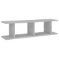 vidaXL Mensole a Parete 2 pz Grigio Cemento 75x18x20 cm in Multistrato vidaXL Mensole a Parete 2 pz Grigio Cemento 75x18x20 cm in Multistrato