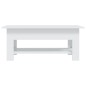 vidaXL Tavolino da Salotto Bianco 102x55x42 cm in Truciolato vidaXL Tavolino da Salotto Bianco 102x55x42 cm in Truciolato