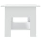 vidaXL Tavolino da Salotto Bianco 102x55x42 cm in Truciolato vidaXL Tavolino da Salotto Bianco 102x55x42 cm in Truciolato