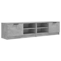 vidaXL Mobili TV 2 pz Grigio Cemento 80x35x36,5cm in Legno Multistrato