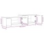 vidaXL Mobile TV Bianco Rovere Sonoma 158,5x36x45 cm Legno Multistrato vidaXL Mobile TV Bianco Rovere Sonoma 158,5x36x45 cm Legno Multistrato