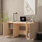 vidaXL Scrivania 140x50x75 cm in Legno Massello di Pino