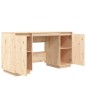 vidaXL Scrivania 140x50x75 cm in Legno Massello di Pino