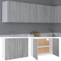vidaXL Mobile Pensile Grigio Sonoma 80x31x60 cm in Legno Multistrato vidaXL Mobile Pensile Grigio Sonoma 80x31x60 cm in Legno Multistrato