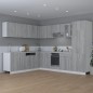 vidaXL Mobile Pensile Grigio Sonoma 80x31x60 cm in Legno Multistrato vidaXL Mobile Pensile Grigio Sonoma 80x31x60 cm in Legno Multistrato