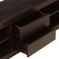 vidaXL Mobile Porta TV in Legno di Acacia 120x30x40cm Marrone Scuro vidaXL Mobile Porta TV in Legno di Acacia 120x30x40cm Marrone Scuro