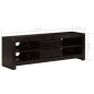 vidaXL Mobile Porta TV in Legno di Acacia 120x30x40cm Marrone Scuro vidaXL Mobile Porta TV in Legno di Acacia 120x30x40cm Marrone Scuro
