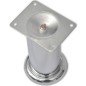Set 4 gambe rotonde per sofa cromate 120 mm Set 4 gambe rotonde per sofa cromate 120 mm
