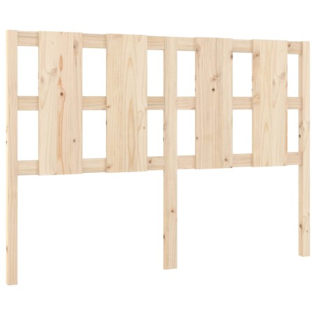 vidaXL Testiera per Letto 140,5x4x100 cm Legno Massello di Pino