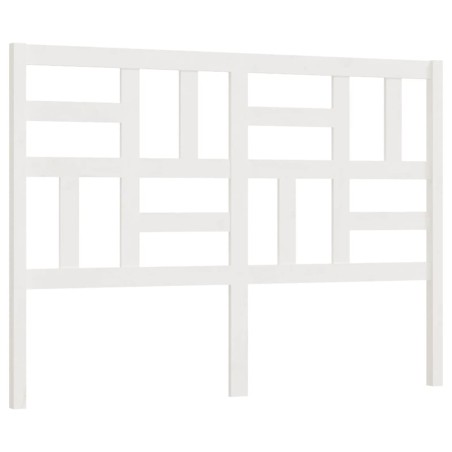 vidaXL Testiera per Letto Bianca 141x4x104cm in Legno Massello di Pino