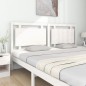 Testiera per Letto Bianca 185,5x4x100 cm Legno Massello di Pino Testiera per Letto Bianca 185,5x4x100 cm Legno Massello di Pino