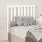 vidaXL Testiera per Letto Bianca 106x6x101cm in Legno Massello di Pino vidaXL Testiera per Letto Bianca 106x6x101cm in Legno Massello di Pino