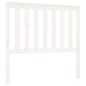 vidaXL Testiera per Letto Bianca 106x6x101cm in Legno Massello di Pino vidaXL Testiera per Letto Bianca 106x6x101cm in Legno Massello di Pino