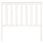 vidaXL Testiera per Letto Bianca 106x6x101cm in Legno Massello di Pino vidaXL Testiera per Letto Bianca 106x6x101cm in Legno Massello di Pino