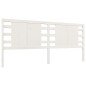 vidaXL Testiera per Letto Bianca 141x4x100cm in Legno Massello di Pino vidaXL Testiera per Letto Bianca 141x4x100cm in Legno Massello di Pino