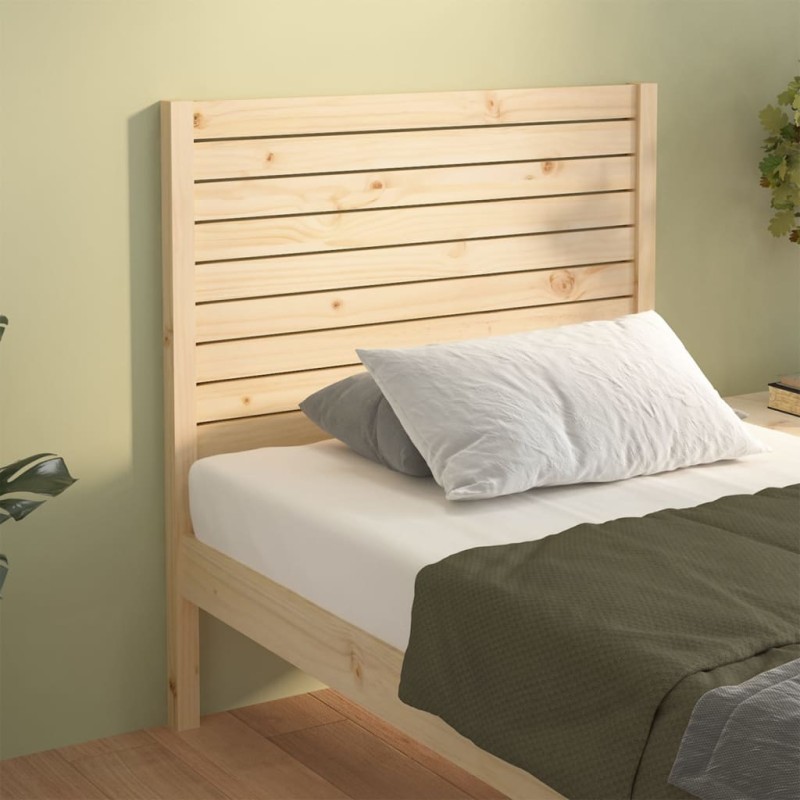 vidaXL Testiera per Letto 106x4x100 cm in Legno Massello di Pino vidaXL Testiera per Letto 106x4x100 cm in Legno Massello di Pino