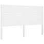 vidaXL Testiera per Letto Bianca 156x4x100cm in Legno Massello di Pino vidaXL Testiera per Letto Bianca 156x4x100cm in Legno Massello di Pino