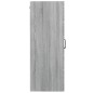 Armadietto Pensile a Parete Grigio Sonoma 69,5x34x90 cm Armadietto Pensile a Parete Grigio Sonoma 69,5x34x90 cm