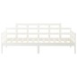vidaXL Dormeuse Bianca in Legno Massello di Pino 90x200 cm vidaXL Dormeuse Bianca in Legno Massello di Pino 90x200 cm