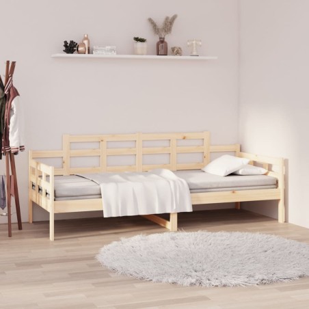 vidaXL Dormeuse in Legno Massello di Pino 90x190 cm