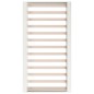 vidaXL Giroletto Bianco 100x200 cm in Legno Massello