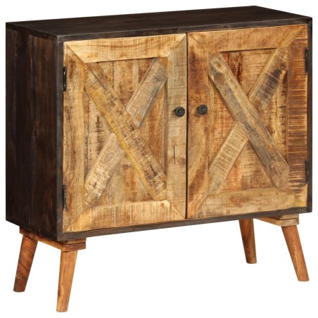 vidaXL Credenza in Legno Massello di Mango 85x30x75 cm