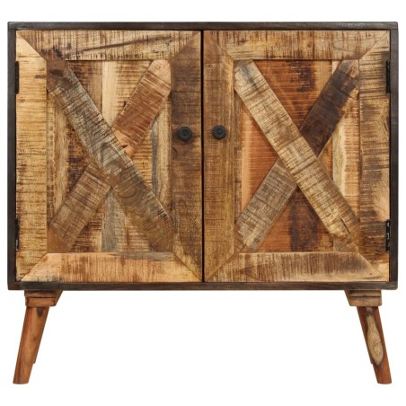 vidaXL Credenza in Legno Massello di Mango 85x30x75 cm