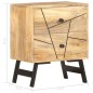 vidaXL Comodino 40x30x50 cm in Legno Massello di Mango vidaXL Comodino 40x30x50 cm in Legno Massello di Mango