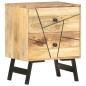 vidaXL Comodino 40x30x50 cm in Legno Massello di Mango vidaXL Comodino 40x30x50 cm in Legno Massello di Mango