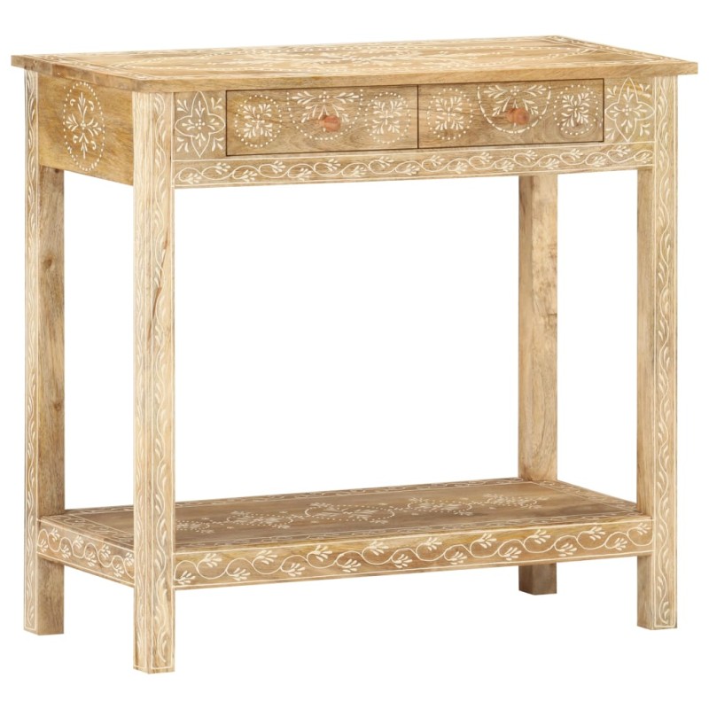 vidaXL Tavolo Consolle 80x35x74 cm in Legno Massello di Mango vidaXL Tavolo Consolle 80x35x74 cm in Legno Massello di Mango