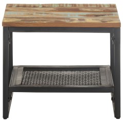 vidaXL Tavolino Laterale 40x40x35 cm in Legno Massello di Recupero