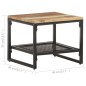 vidaXL Tavolino Laterale 40x40x35 cm in Legno Massello di Recupero vidaXL Tavolino Laterale 40x40x35 cm in Legno Massello di Recupero