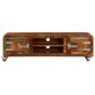 vidaXL Mobile Porta TV 120x30x36 cm in Legno Massello di Recupero