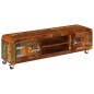 vidaXL Mobile Porta TV 120x30x36 cm in Legno Massello di Recupero