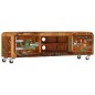 vidaXL Mobile Porta TV 120x30x36 cm in Legno Massello di Recupero