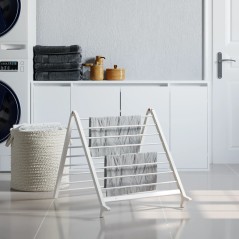 vidaXL Stendibiancheria Vasca da Bagno Estensibile 53-90 cm Alluminio 
