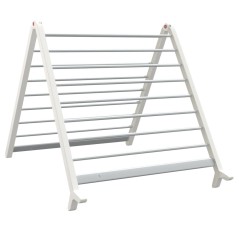 vidaXL Stendibiancheria Vasca da Bagno Estensibile 53-90 cm Alluminio 