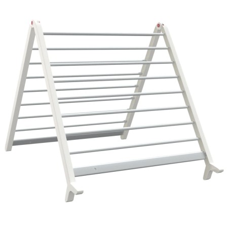 vidaXL Stendibiancheria Vasca da Bagno Estensibile 53-90 cm Alluminio 