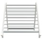 vidaXL Stendibiancheria Vasca da Bagno Estensibile 53-90 cm Alluminio 
