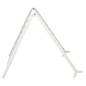 vidaXL Stendibiancheria Vasca da Bagno Estensibile 53-90 cm Alluminio 