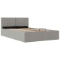 vidaXL Giroletto Idraulico Contenitore Grigio Chiaro Tessuto 140x200cm 