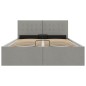 vidaXL Giroletto Idraulico Contenitore Grigio Chiaro Tessuto 140x200cm 