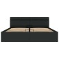 vidaXL Giroletto Contenitore Idraulico LED Nero Similpelle 180x200cm  